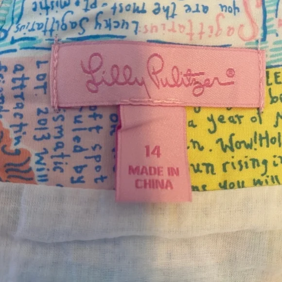 Lilly Pulitzer Written In The Stars.Patchwork Mini Skirt - Picture 5 of 6